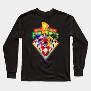 Mighty Morphin Power Rangers Long Sleeve T-Shirt